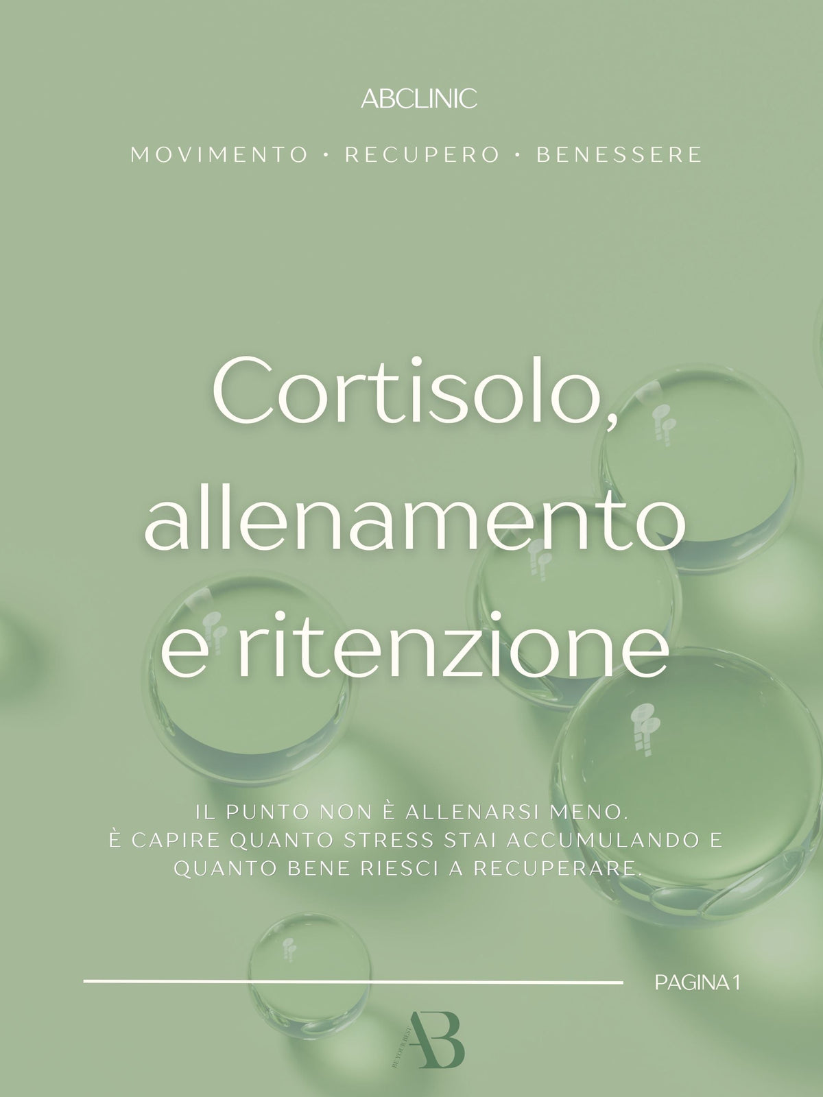 Cortisolo, allenamento e ritenzione: quando lo stimolo richiede recupero